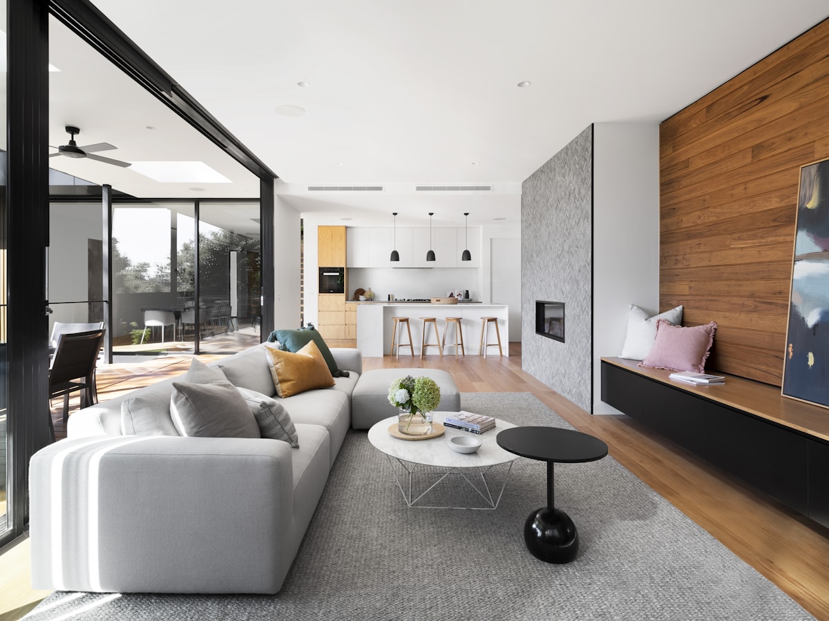 Lounge-Bereich mit Beleuchtung Stutensee