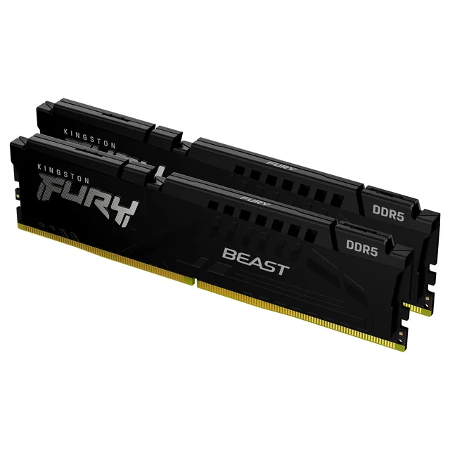 DDR5 64GB PC 6000 CL36 Kingston KIT (2x32GB) FURY Beast Bla retail