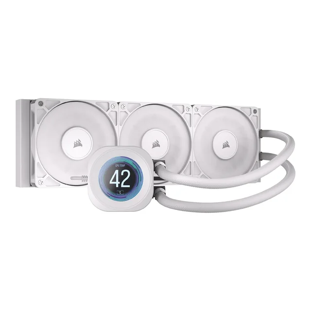CORSAIR WAK NAUTILUS 360 LCD White, 360mm Radiator