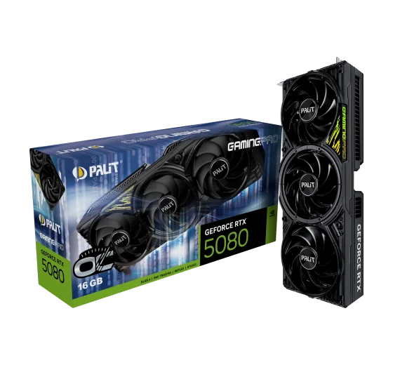 Palit RTX5080 GamingPro OC 16GB GDDR7 HDMI 3xDP