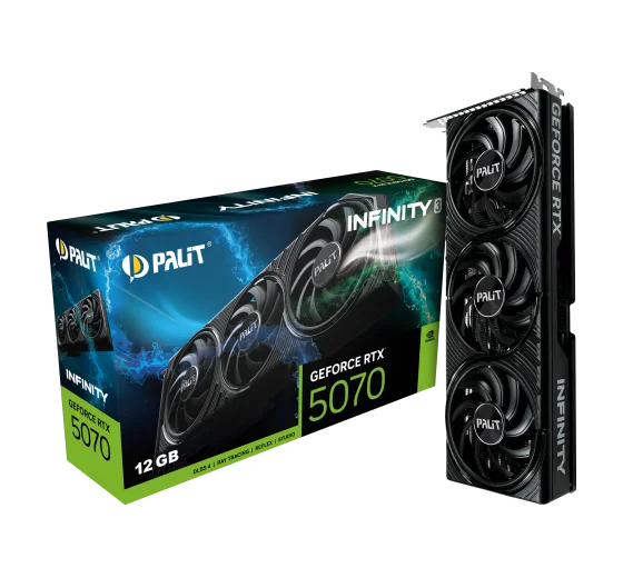 Palit RTX5070 Infinity 3 12GB GDDR7 HDMI 3xDP