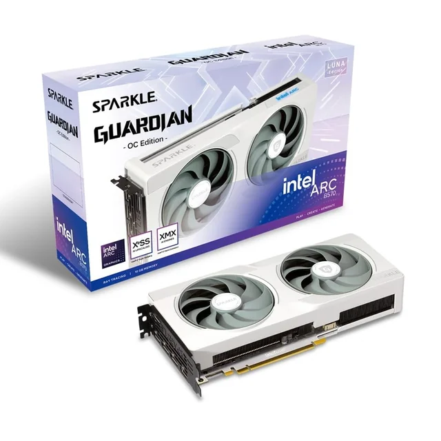 B570 10GB Sparkle Intel Arc Guardian Luna OC GDDR6 white