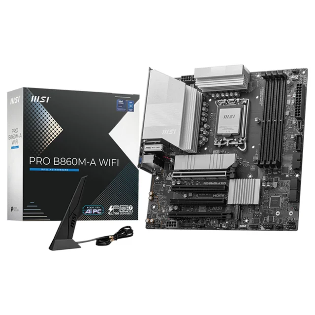MSI Pro B860M-A Wifi (B860,S1851,mATX,DDR5)