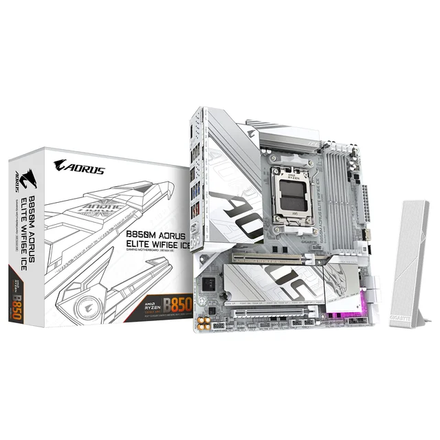 B850M AORUS ELITE WIFI6E ICE